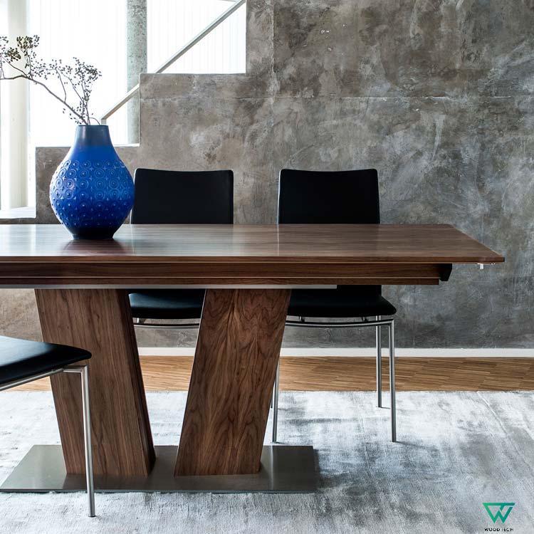 Mẫu bàn ghế gỗ óc chó phòng khách vừa lạ vừa sang